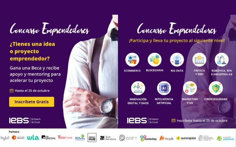 IEBS abre el plazo de inscripción para la 14ª edición del Concurso de Emprendedores